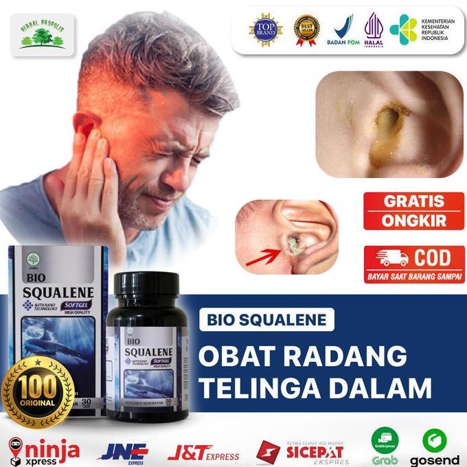 Feminin- Obat Radang Telinga Dalam Sakit Berdenging Berdengung Bio Squalene Ori