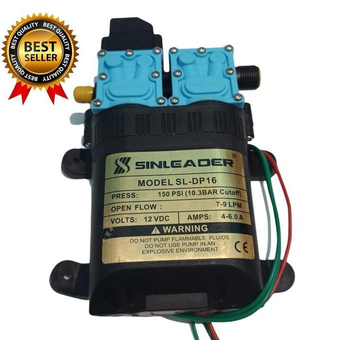 POMPA AIR DC HIU 12 VOLT DOBEL PUMP EARTH 150 PSI