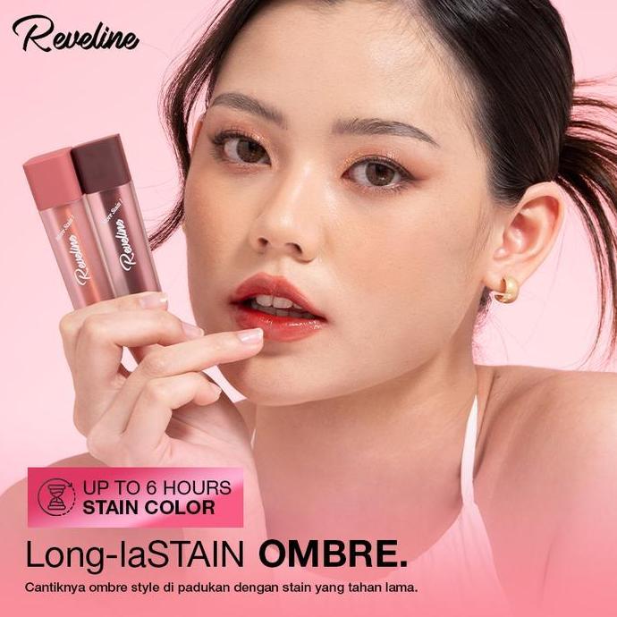 Lipen- Reveline Liptint Ombre Humble + Friendly, 2 Pcs (3,5Ml) | Stain Plump Tint Purefect Ombre