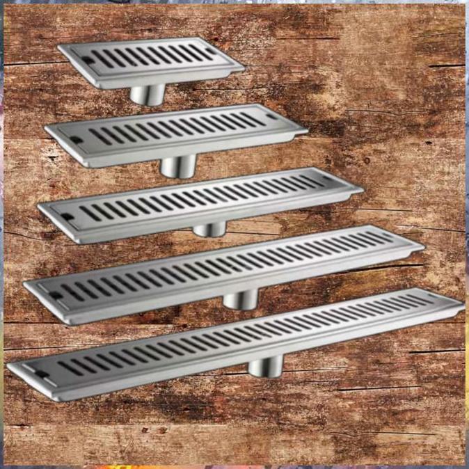 Floor Drain Garis Stainless Sus 304/Saringan Got Kamar Mandi Persegi