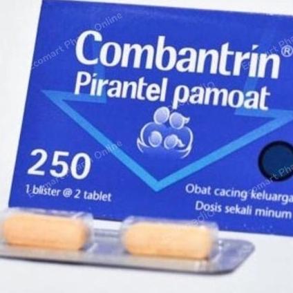 Healting- Combantrin Tablet 250 Mg Pyrantel Pamoat Obat Cacing