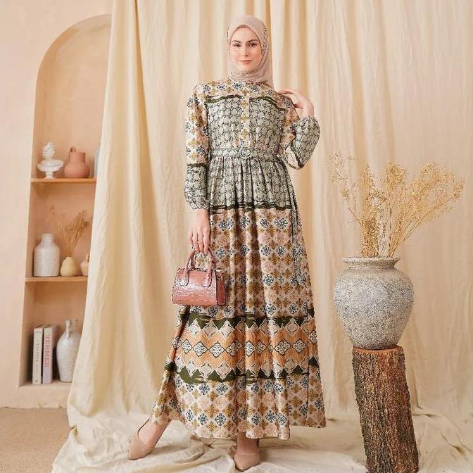 Hokywoi- Medina Dress/Gamis By Denosa Fashion