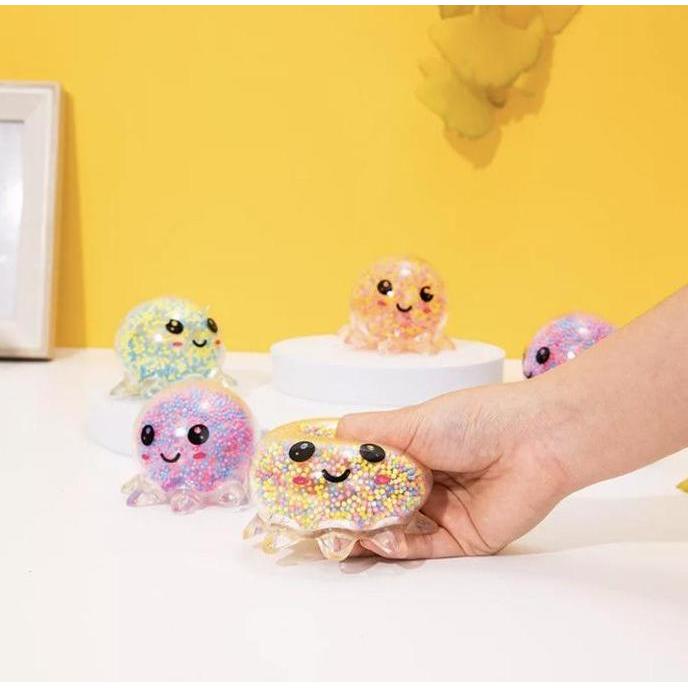 Squishy Octopus Squeeze Gurita Fidget Toy Anti Stress New Viral Pop It Kode 583