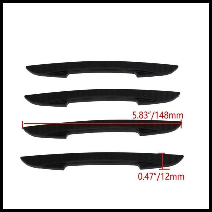 TERBARU DOOR GUARD PELINDUNG PINTU MOBIL CARBON LOGO HONDA BRIO 2019 