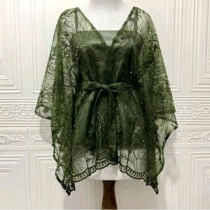 DY50 - Brukat Tile/Outer tile/Baju premium/Baju wisuda/Atasan kondangan/ Kardigan Wanita Oversize Ca