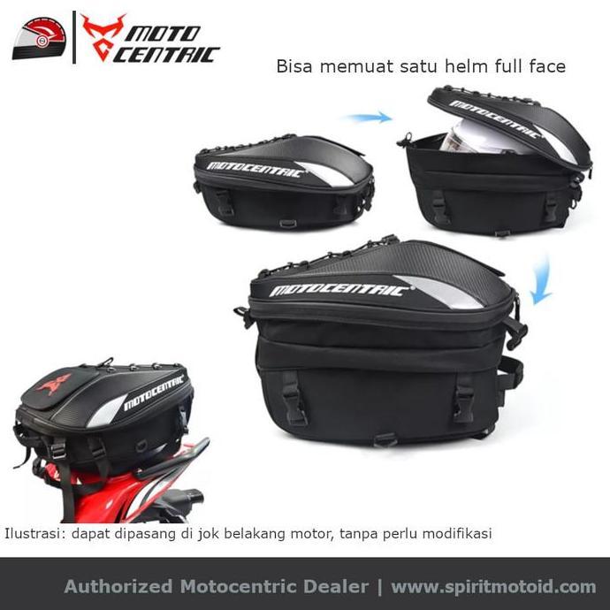 Motocentric Tail Bag Tas Touring Belakang Motor Waterproof