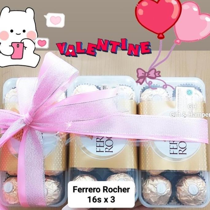 Coklat Ferrero Rocher isi 30 Produksi Terbaru Kado Ultah Valentine Set