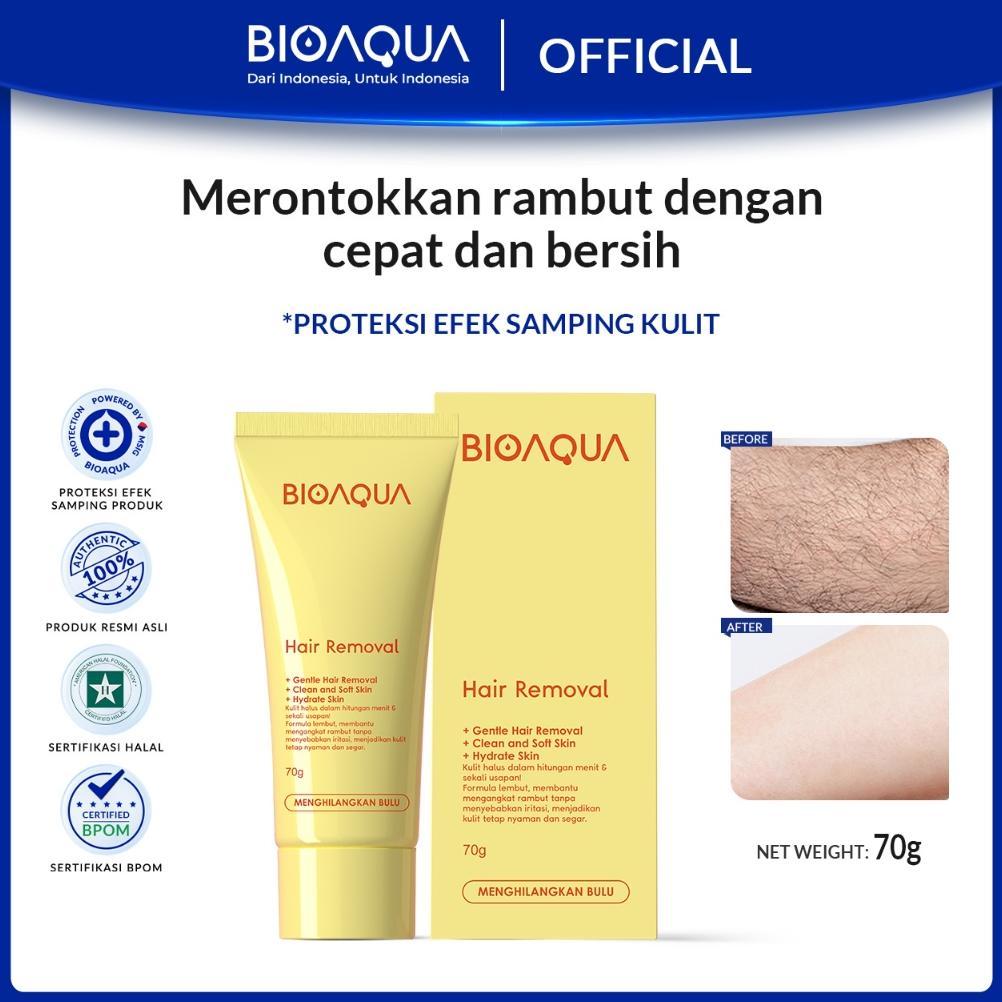 BIOAQUA Hair Removal Moisturizing Krim Perontok Bulu Ketiak Non-irritating Perontok Bulu Permanen Pe