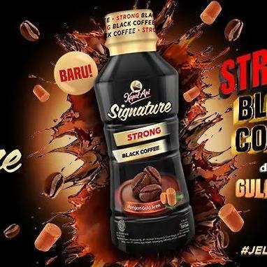 Kapal Api Signature botol 200ml 1dus isi 12 Kopi Black Coffee Aren Gula Robusta