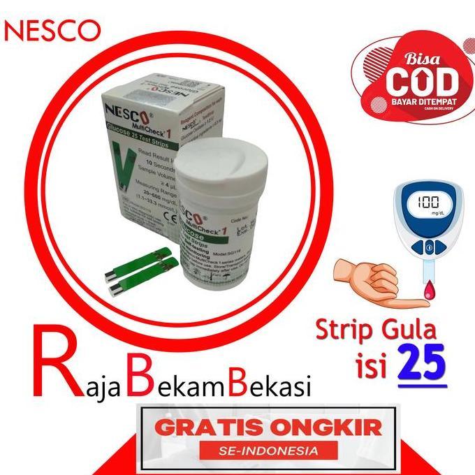 Strip Gula / Strip Glucose / Gula Darah Nesco / Strip Nesco Gula
