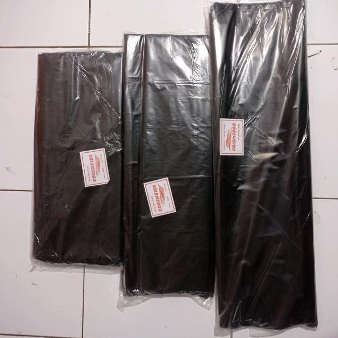 PLASTIK MULSA KEMASAN 1KG/ PLASTIK LAYANGAN / MULSA HITAM PERAK/MULSA KILOAN Tanaman