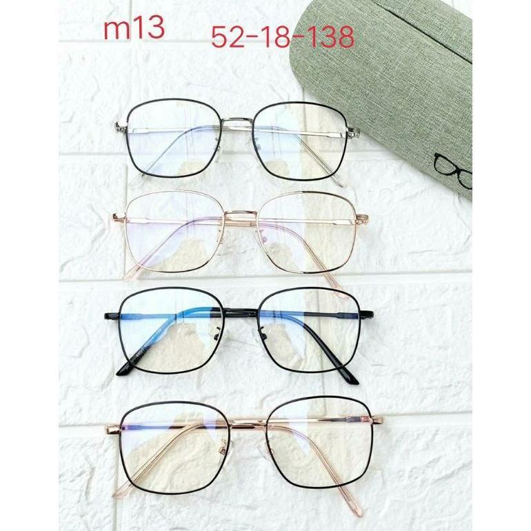 M 13 KACAMATA UNISEX, KACAMATA MINUS, KACAMATA ELASTIS, KACAMATA ANTI RADIASI, KACAMATA FASHION, KAC