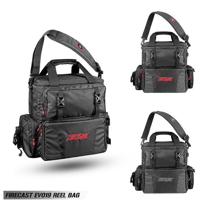 TAS PANCING | TAS KAMERA | TAS REEL PANCING | REEL BAG BLACK RED (TERBAIK) (TERBARU) (TERMURAH)