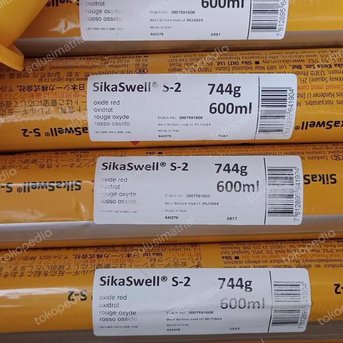 Promo sikaswell s2 / sika swell s-2 / waterstop dodol 600ml Diskon