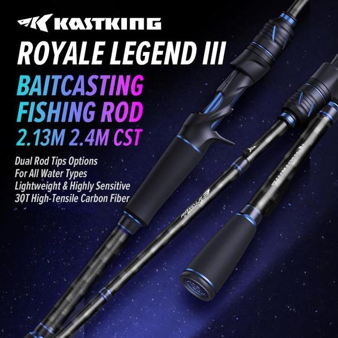 KASTKING Royale legend II Reel Baitcasting & Royale Legend III joran set Spartacus Joran SET Reel+Jo