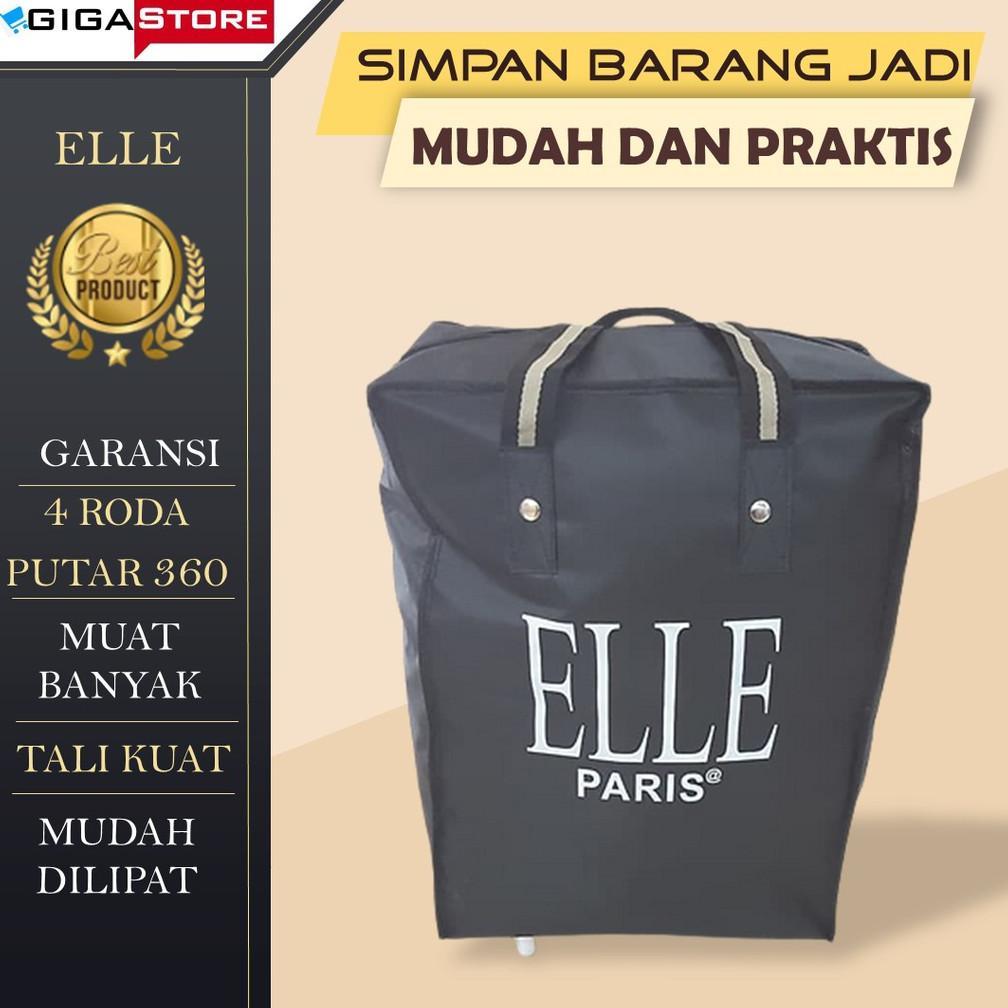 FREE ONGKIR TAS TRAVEL BARANG ELLE RODA CABIN PESAWAT TAS PAKAIAN ORGANIZE LIPAT KOPER BESAR TENTENG