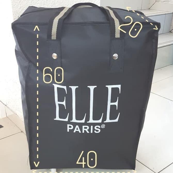 FREE ONGKIR TAS TRAVEL BARANG ELLE RODA CABIN PESAWAT TAS PAKAIAN ORGANIZE LIPAT KOPER BESAR TENTENG