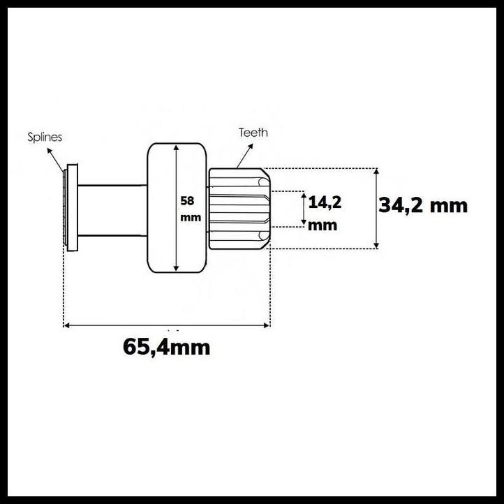 TERMURAH BENDIX STARTER MITSUBISHI COLT DIESEL T210 T200 - MITSUBISHI ELECTRIC