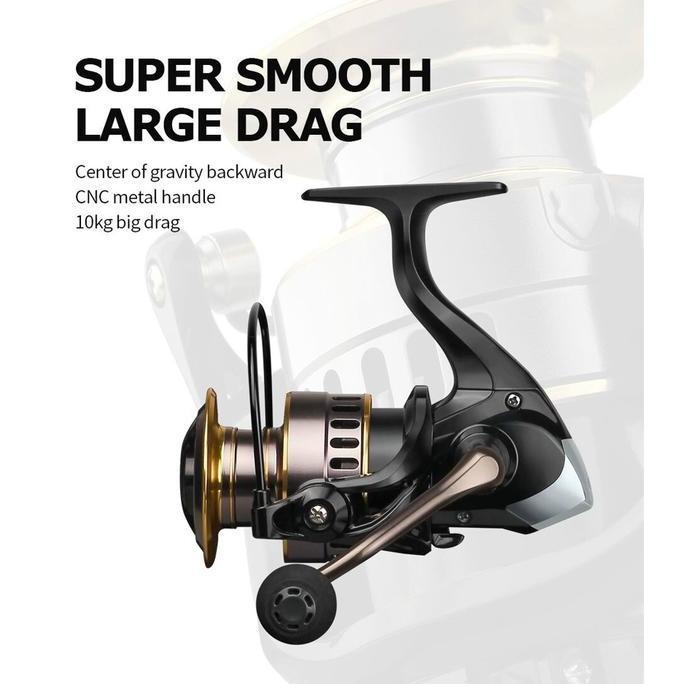 Coralov Reel Pancing Metal Saltwater Reel Pancing Tarikan Full Besi Ril Pancing Murah Kuat reel  rel
