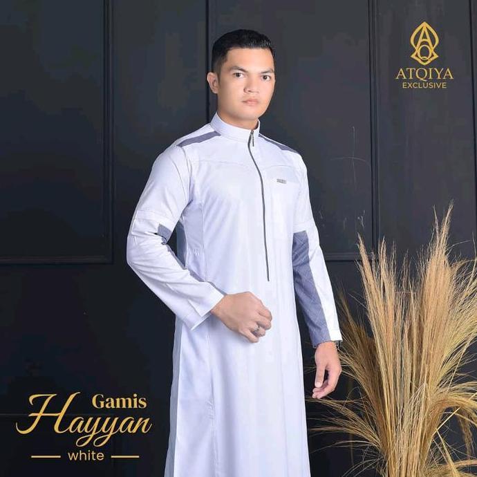 Terbaru Gamis Atqiya Thobe Hayyan | Jubah Pria Dewasa | Jubah Laki Laki | Gamis Slim Fit | Gamis Ker