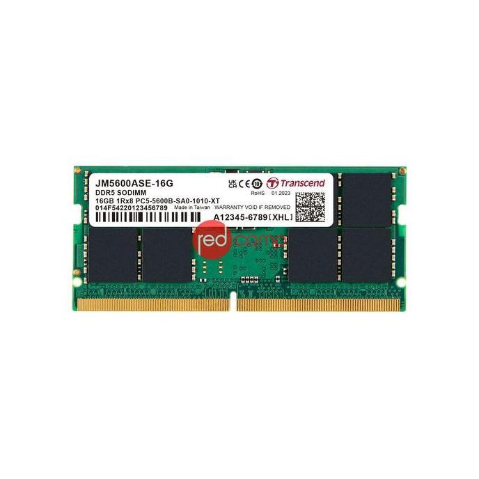Transcend DDR5 16GB 5600MHz Sodimm - RAM Laptop (JM5600ASE-16G) (TERBAIK) (TERBARU) (TERMURAH)