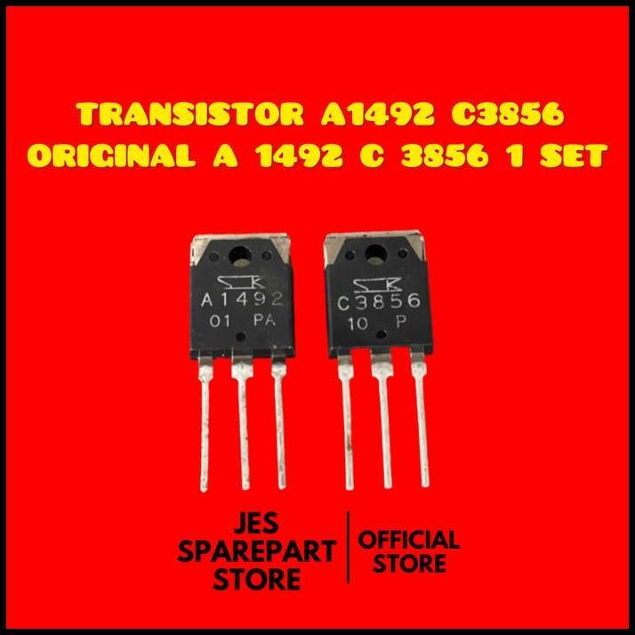 TERLARIS TRANSISTOR A1492 C3856 ORIGINAL A 1492 C 3856 1 SET 