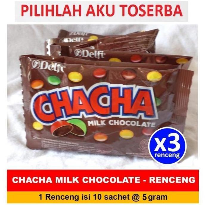 CHACHA Milk Chocolate kemasan Renceng - (HARGA 3 RENCENG)