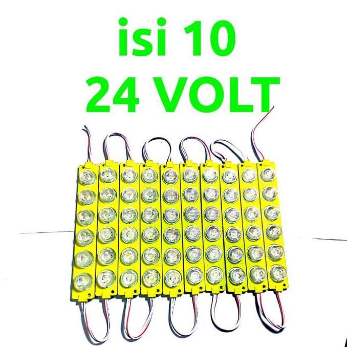 Promo isi 10 pcs LED 6 mata 24 volt Lampu LED 6 mata 24 volt Truk Diskon