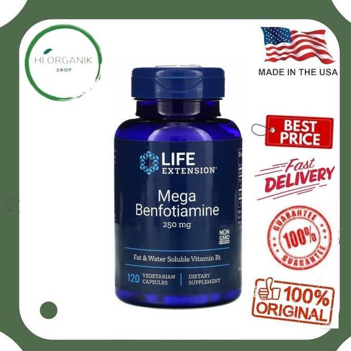 Life Extension Mega Benfotiamine 250 mg 120 Caps