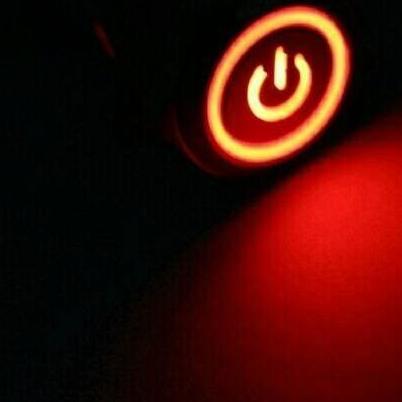 Promo switch on off push button tombol saklar lampu ring led motor mobil Diskon