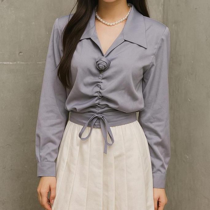 BLOUSE BMA Baju Wanita Formal/Non Formal Atasan Panjang Hijab/Non Hijab