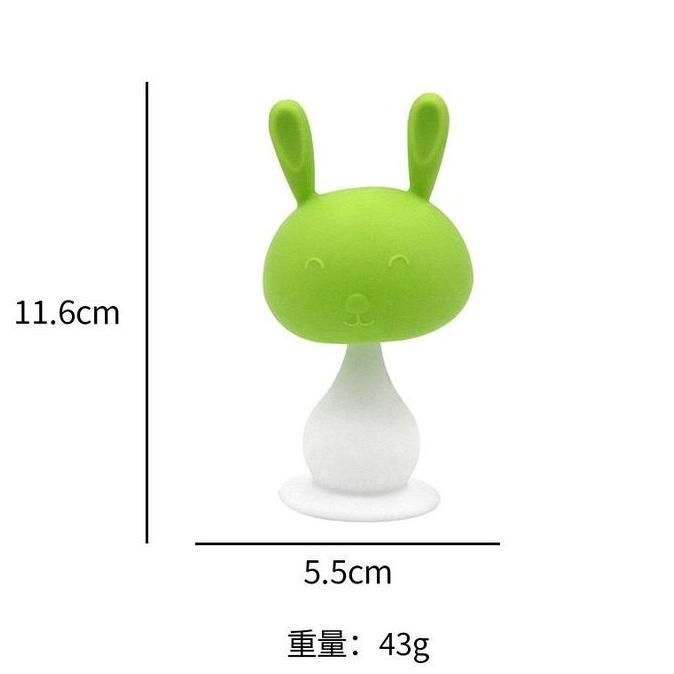 Mainan Gigitan Anak Bayi Teether Rattle Silikon Bunyi Bola Kerincing (TERBAIK) (TERBARU) (TERMURAH)