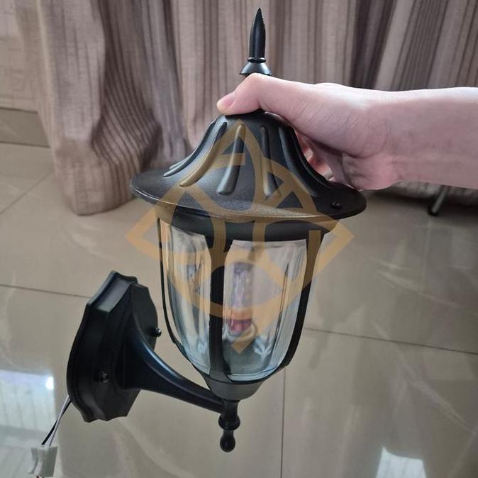 [COD ] Lampu dinding klasik besi hias dekorasi dinding outdoor teras taman tahan air hujan (TERBAIK)