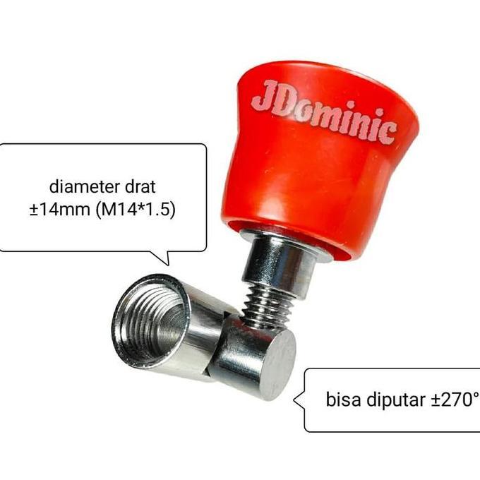 CHROME FLEXIBLE NOZZLE TU26 - NOSEL SEMPROTAN SPRAYER HAMA SAWAH KEBUN