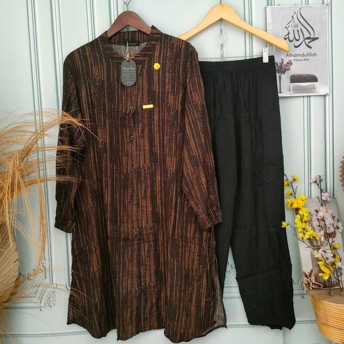 JENNY SET LONG TUNIK MONALISA TERMURAH