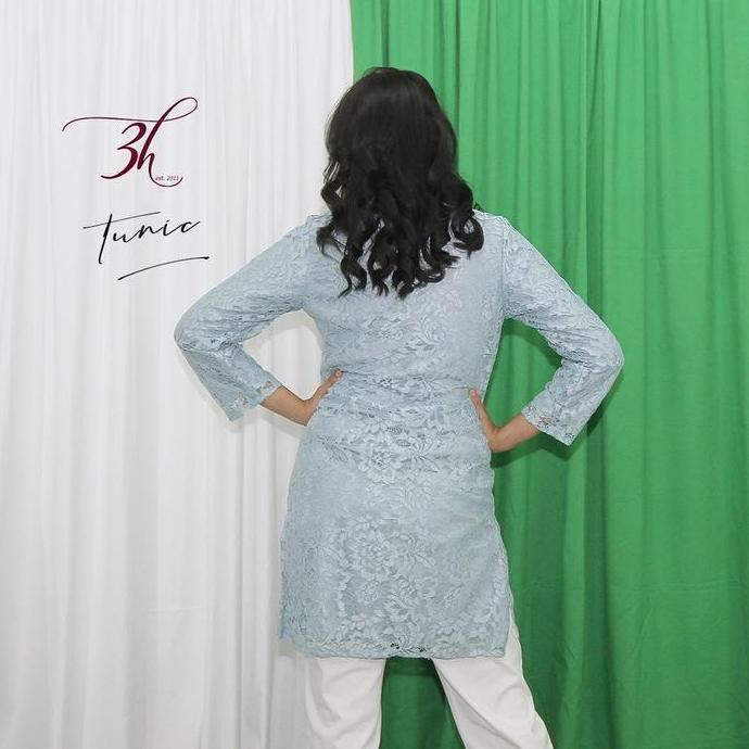 3H Blouse Tunik Brukat -LD.