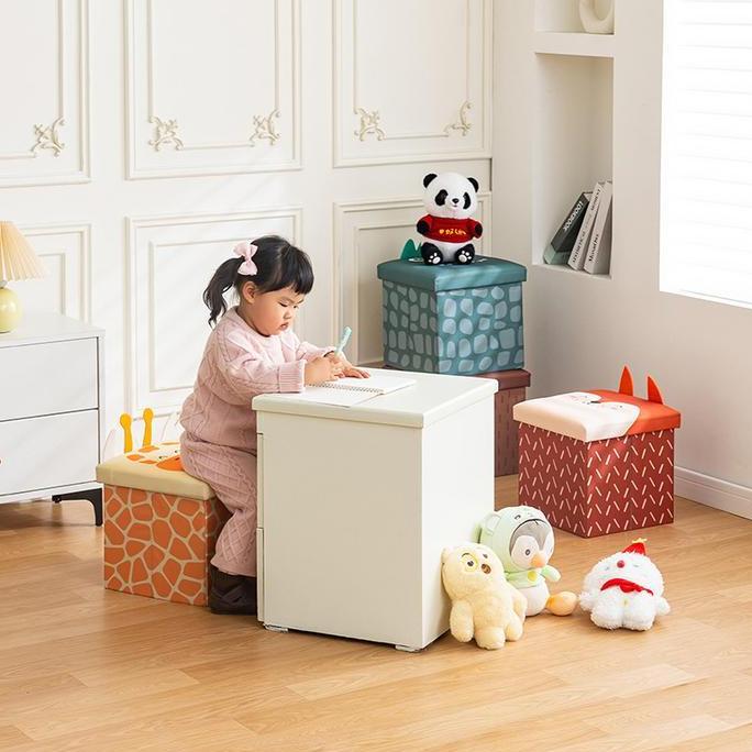 Kotak Penyimpanan Pola Hewan Kustom Animal Storage box Sofa Box Minimalis Penyimpanan Rumah Storage 