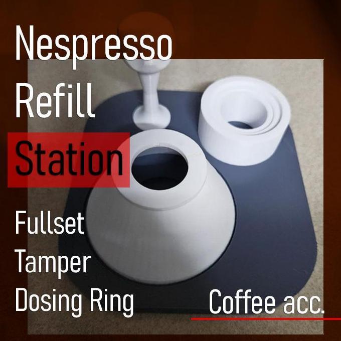 NESPRESSO Capsule FILLER Station Pod Refill Essenza Mini Stand Coffee Cup Dudukan Box Kopi Tempat Ka
