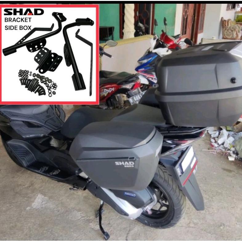 SHAD SH23 BOX SAMPING SH23 PLUS BREKET BOX SIDE BOX SH23 BOX SAMPING SHAD SH23 SIDE BOX