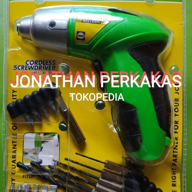 Mesin bor obeng sellery /obeng charger listrik sellery/cordless screw