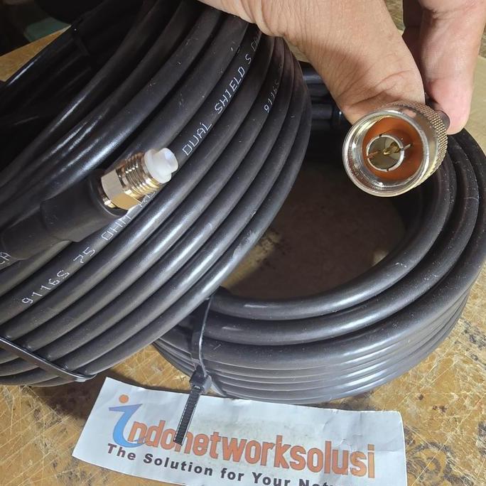 DY17 - Kabel Ekstension Cable Extension Antena YAGI LPDA OMNI TABUNG GRID 2m