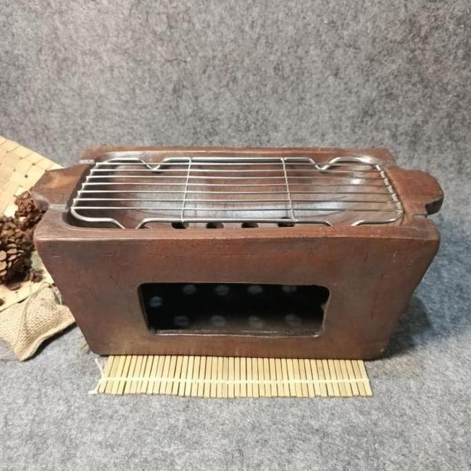 ANGLO Sate Gerabah, Tungku bakaran, Panggangan Sate Tanah Liat ,kecil,sedang,besar,Kitchenware GM