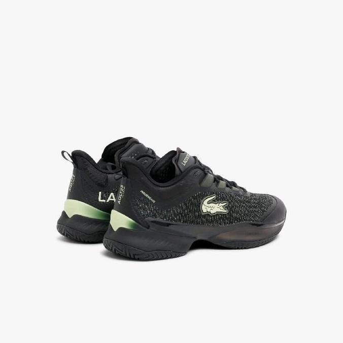 Lacoste Men's AG-LT23 Ultra Tennis Shoes Sepatu Tennis Pria - Black Original