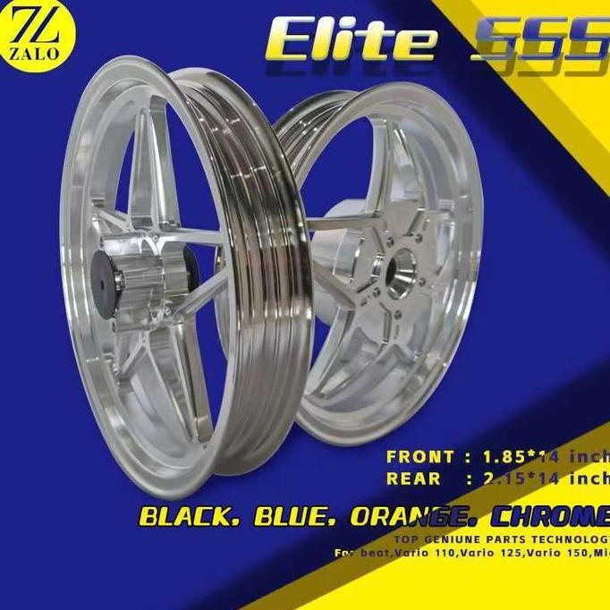 Terlaris Cnc Velg Ring 14 , Racing Pelek For Honda Beat / Scoopy / Vario / Mio Sporty / Smile, Velg 