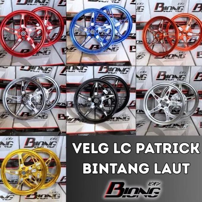 Terlaris Velg Racing Biong Lc Patrick Bintang Laut Full Cnc Sni Pnp Vario 110 125 150 160 Cbs Stylo 