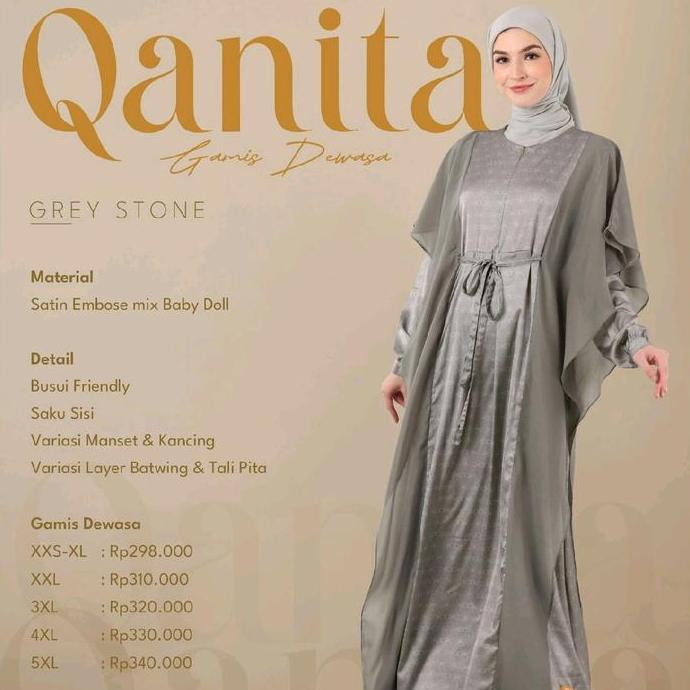 NIBRAS RAYYA SERIES GAMIS DEWASA QANITA