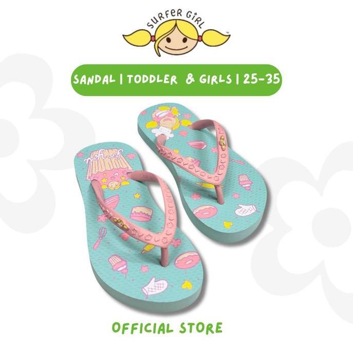 Sale Surfer Girl Cooking Time Sandal 252Tbsn001Blu 252Gbsn001Blu | Sandal Anak Perempuan Lucu | Sand