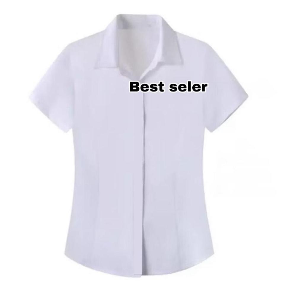 Discount LANGSUNG KIRIM KEMEJA LENGAN PENDEK WANITA - KEMEJA WANITA LENGAN PENDEK