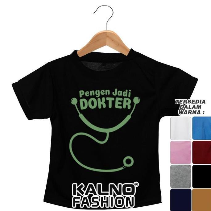 Disc Baju Anak Print Pengen Jadi Dokter 300 - Anak Anak Umur 1 - 7 Tahun