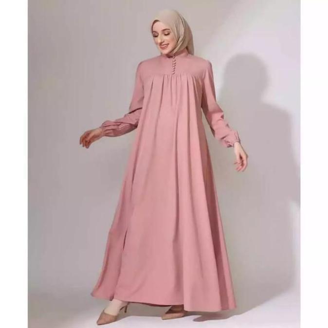 gamis putih wanita premium terbaru katun toyobo fodu | gamis haji dan umroh | dress muslim wanita